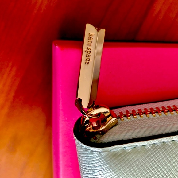 NWOT Kate Spade mint continental zip wallet - Picture 5 of 7